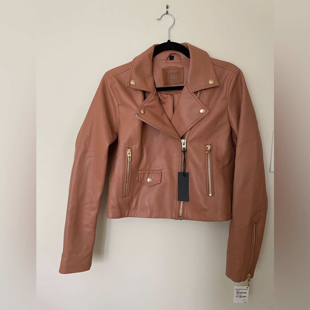 New! Blank NYC Vegan Moto Jacket